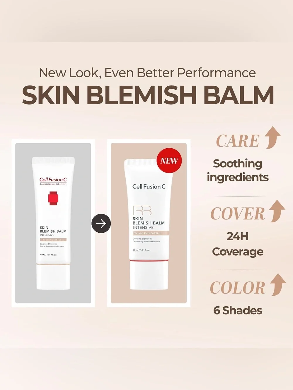 Cell Fusion C Signature Beige BB Skin Blemish Balm Intensive- calming, K-beauty
